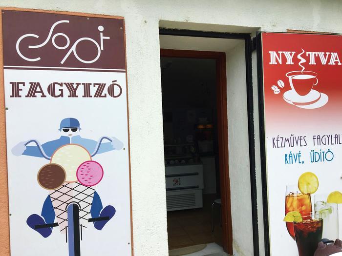 A csopaki Csopi Fagyizó Csopi Fagyizó