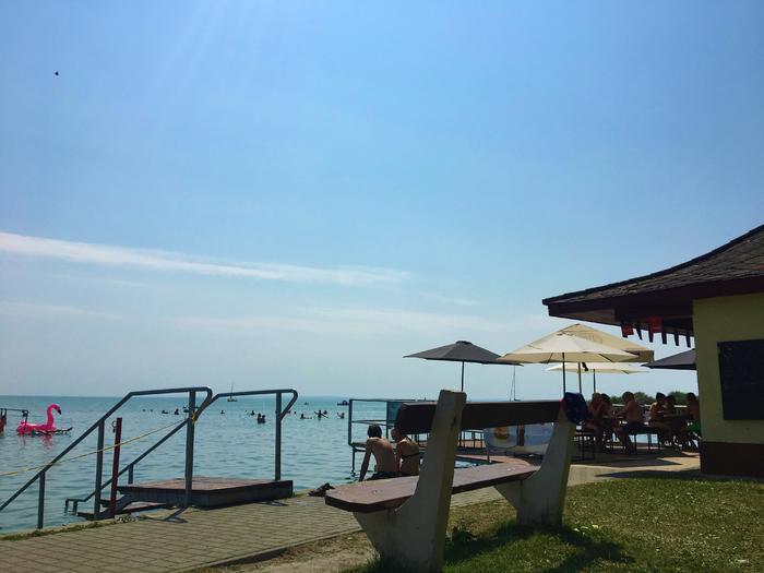 Budatava strand Balatonalmádin