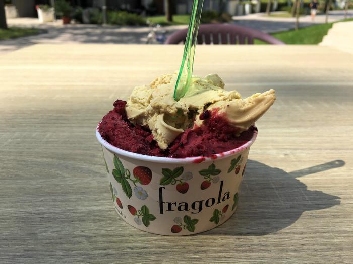 A balatonfüredi Fragola Fagylaltozó Fragola fagylalt Balatonfüred