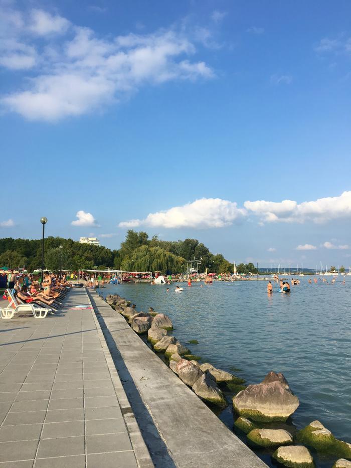 Wesselényi strand Balatonalmádin Balatonalmádi Wesselényi strand