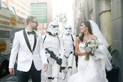 Star Wars témájú esküvő