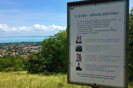 Aranyember útja tanösvény Balatonfüred