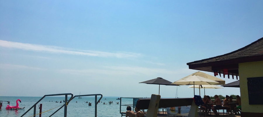 Balatonalmádi Budatava strand Budatava strand Balatonalmádin